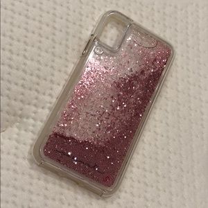 Excellent glitter globe phone case